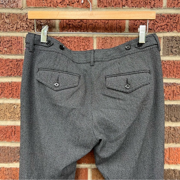 Express Dark Gray Textured Columnist Mid Rise Dress Pants Trousers - Picture 5 of 5